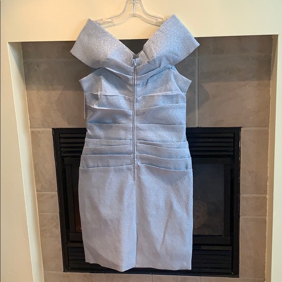 Gorgeous ice blue Teri Jon dress - Picture 7 of 9